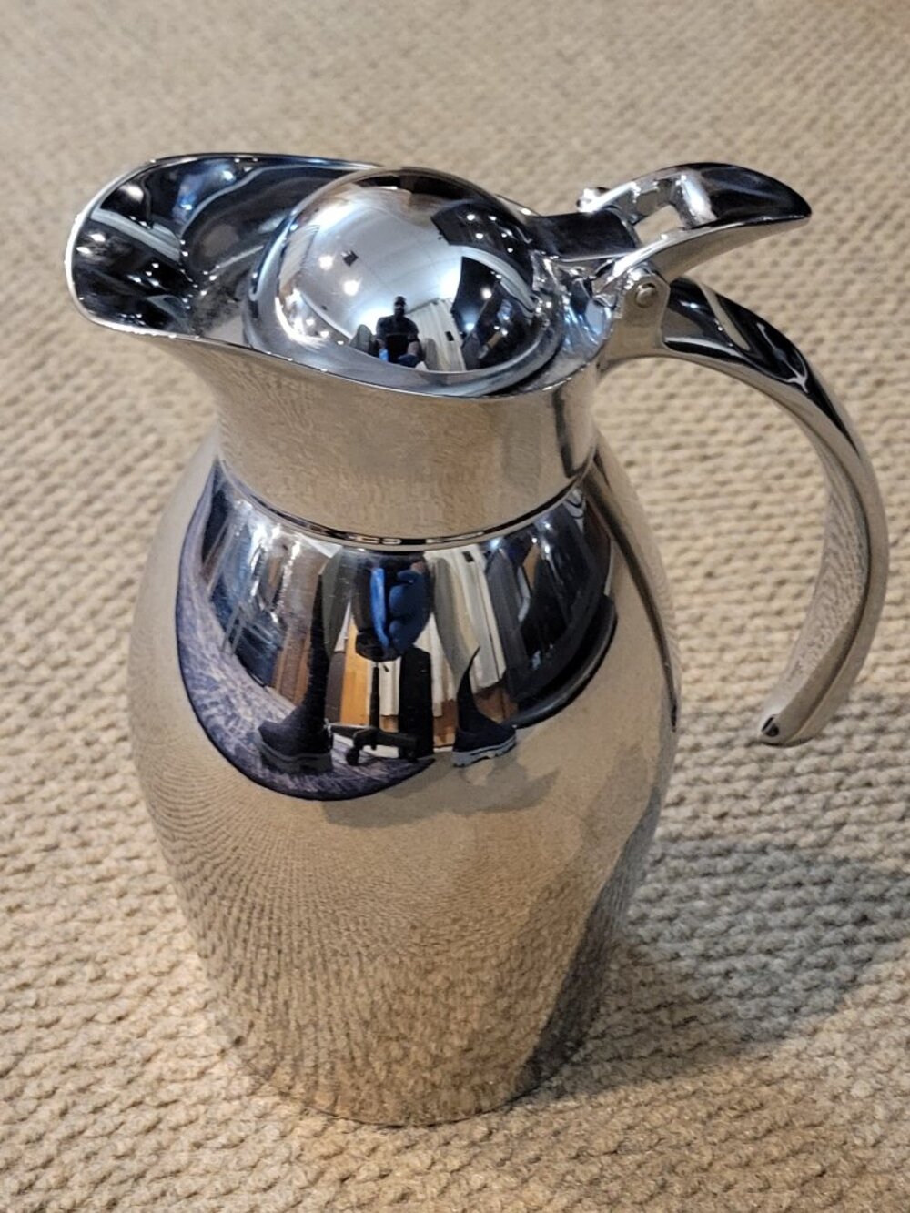 Service Ideas 98106PS Stainless Steel Carafe 20 oz 0.6 L